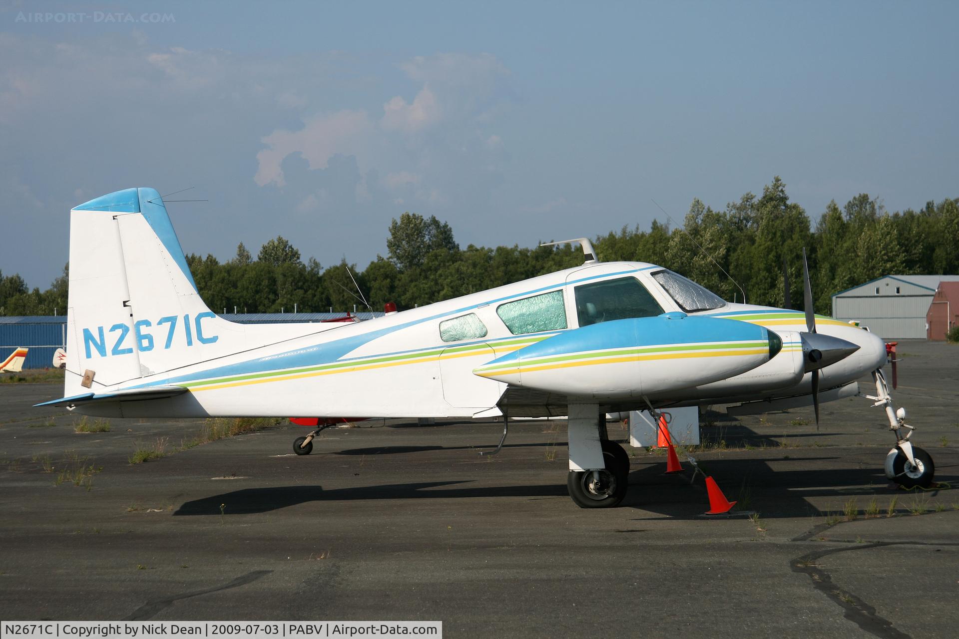 N2671C, 1955 Cessna 310 C/N 35071, PABV