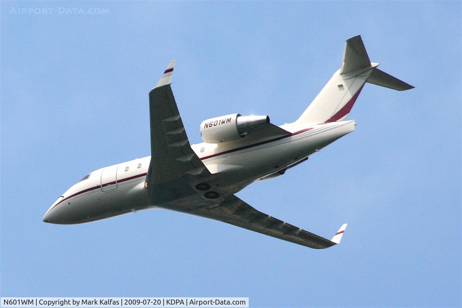 N601WM, 1987 Canadair Challenger 601-3A (CL-600-2B16) C/N 5026, CL-600-2B16 en route to KDPA from MYNN (Nassau) via KMDW