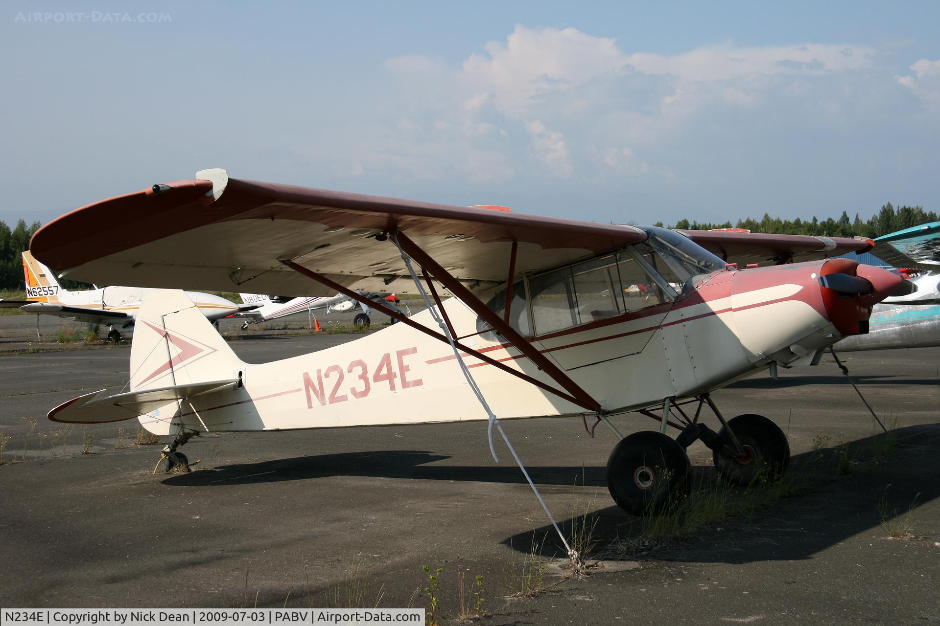 N234E, 1958 Piper PA-18A-150 Super Cub C/N 18-6787, PABV