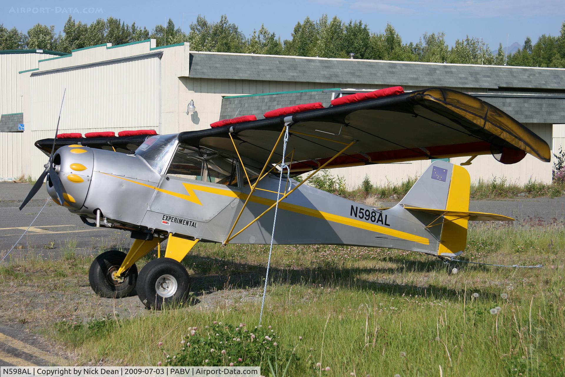 N598AL, 1990 Denney Kitfox Model 2 C/N 598, PABV