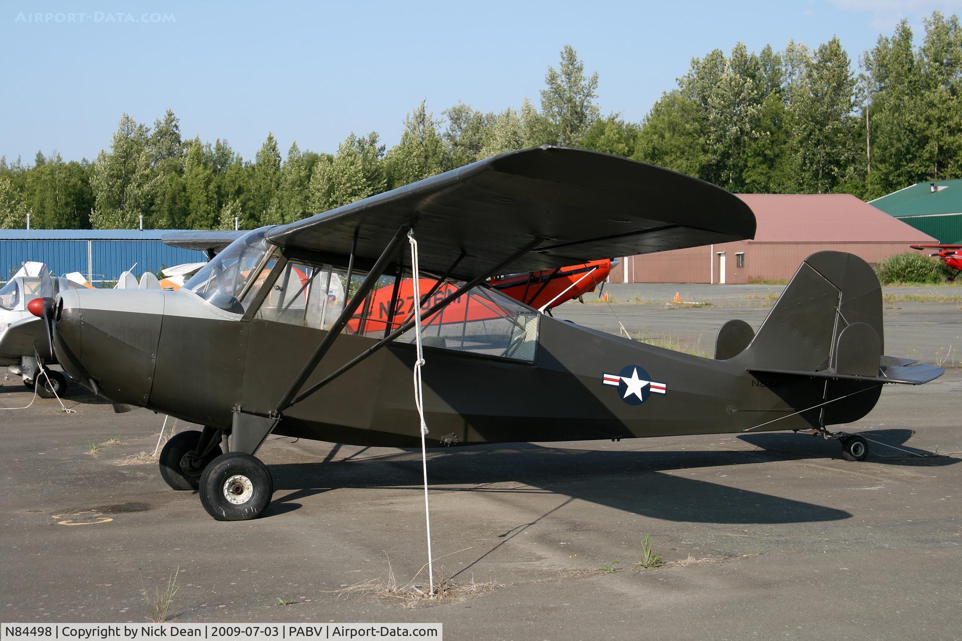 N84498, 1946 Aeronca 7AC Champion C/N 7AC-3198, PABV