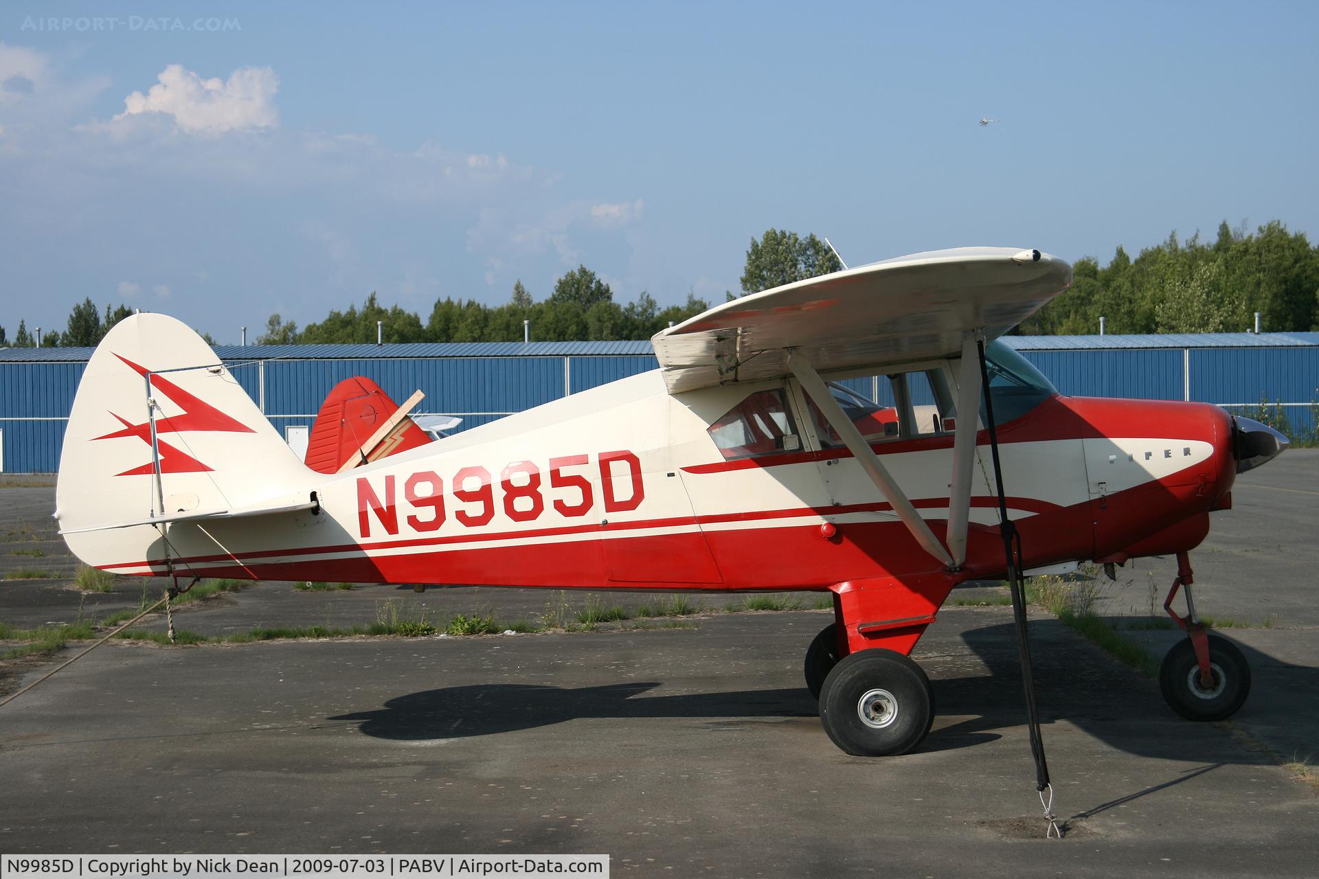N9985D, 1959 Piper PA-22-160 Tri Pacer C/N 22-6777, PABV
