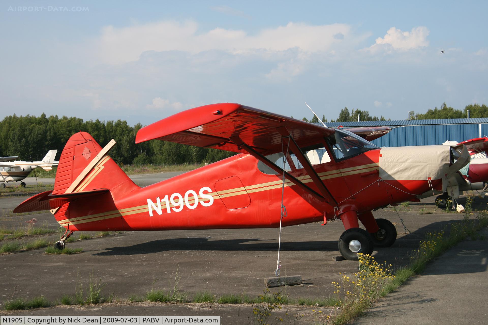N190S, 1947 Stinson 108-2 Voyager C/N 108-2371, PABV