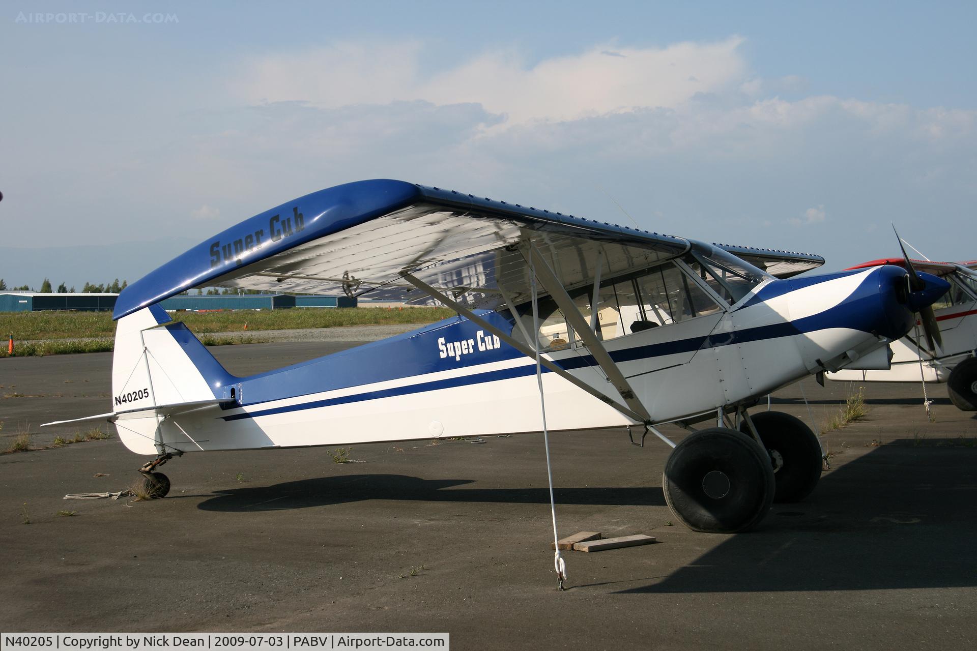 N40205, 1975 Piper PA-18-150 Super Cub C/N 18-7509114, PABV