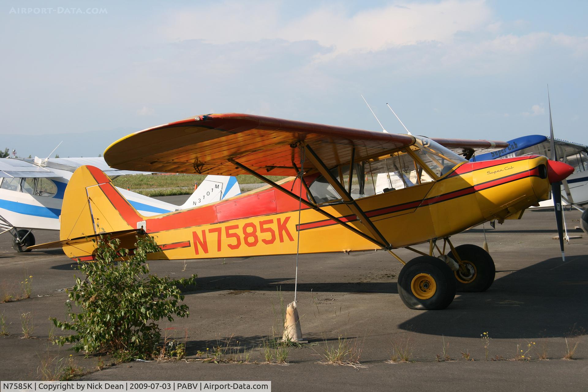 N7585K, 1950 Piper PA-18 C/N 18-302, PABV