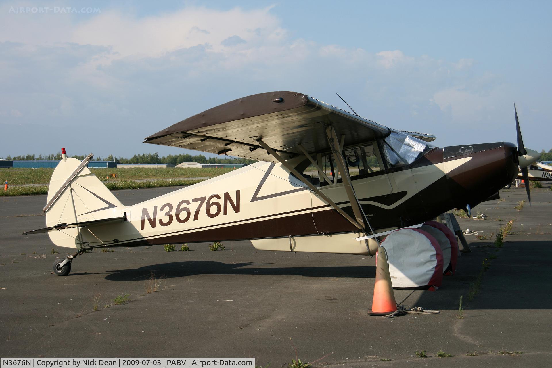 N3676N, 1947 Piper PA-12 Super Cruiser C/N 12-1927, PABV