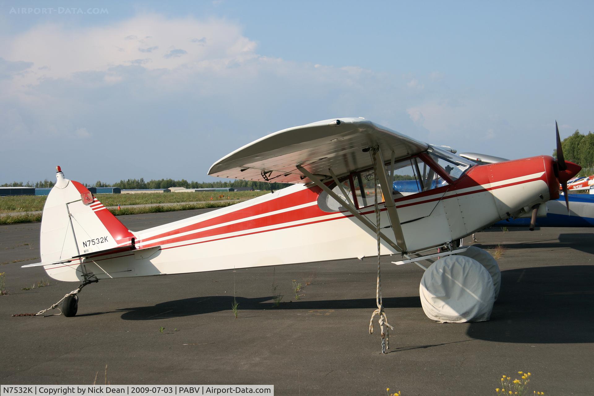N7532K, 1950 Piper PA-18-105 Super Cub C/N 18-248, PABV