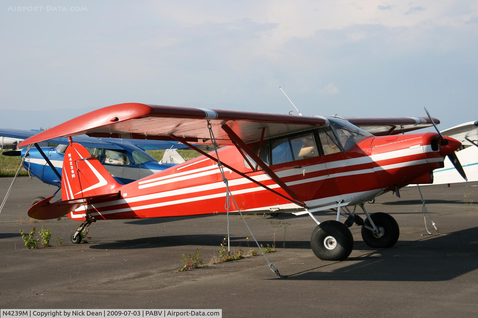 N4239M, 1947 Piper PA-12 Super Cruiser C/N 12-3135, PABV