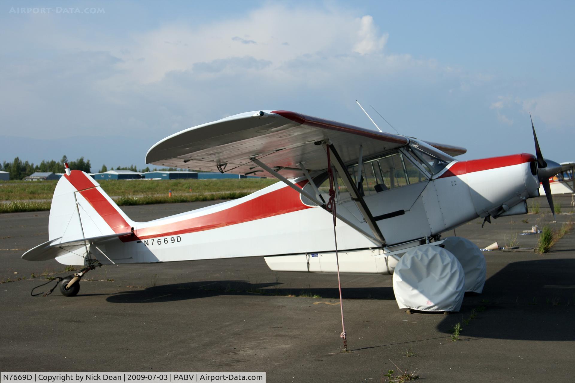 N7669D, 1957 Piper PA-18A 150 Super Cub C/N 18-5939, PABV