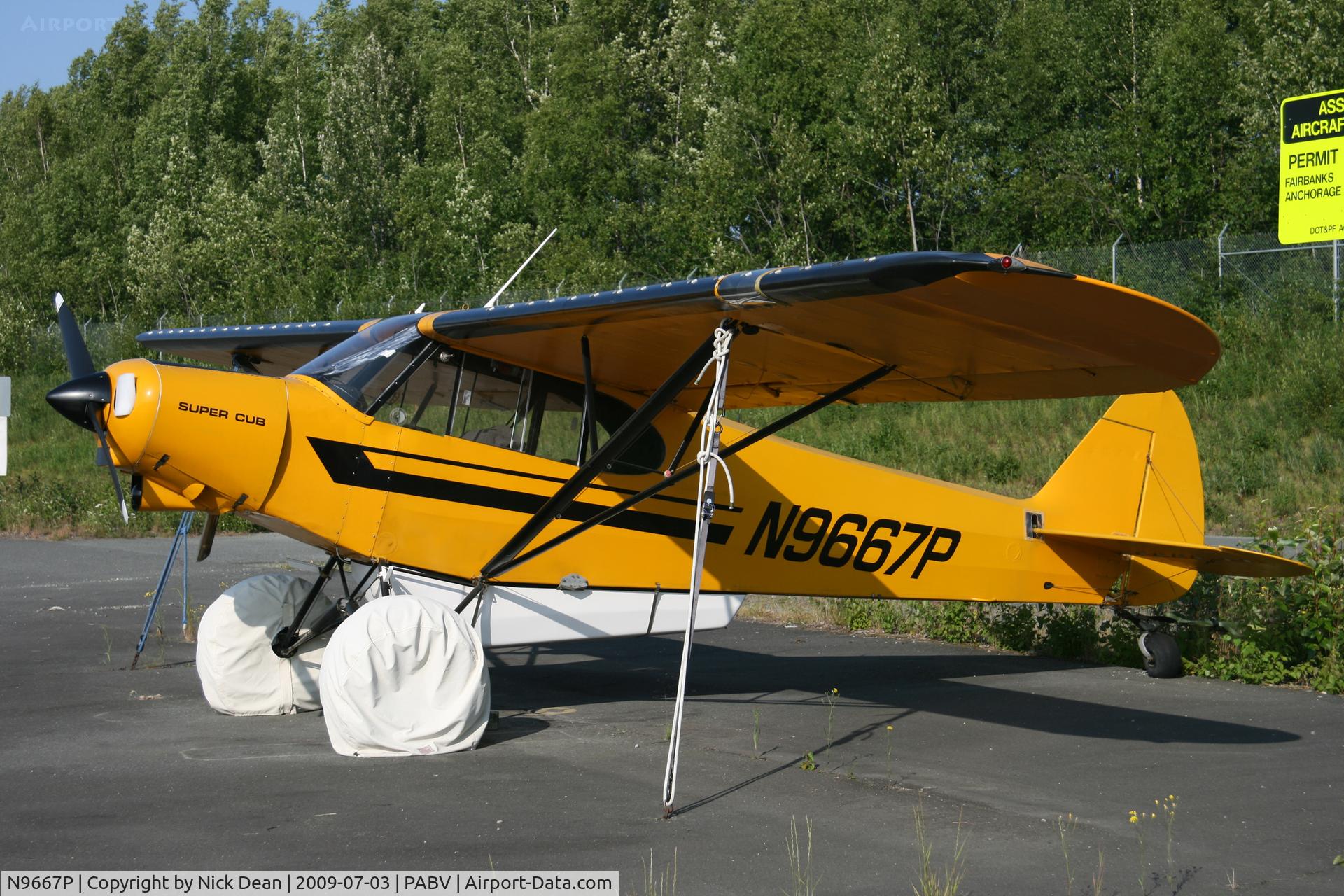 N9667P, 1974 Piper PA-18-150 Super Cub C/N 18-7509012, PABV
