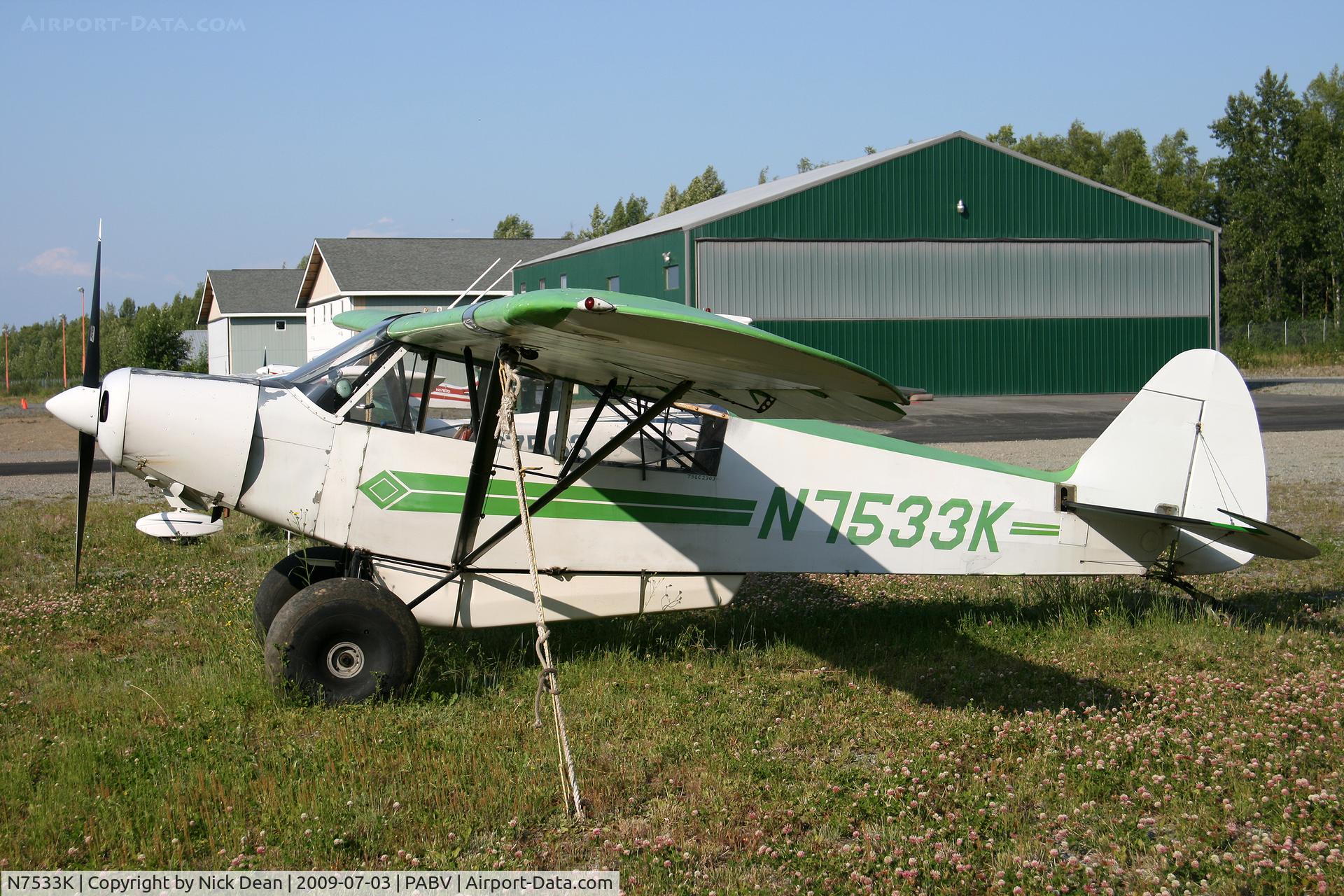 N7533K, 1950 Piper PA-18 C/N 18-249, PABV
