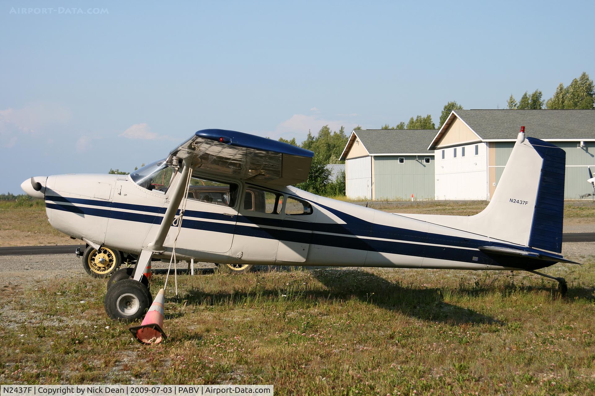 N2437F, 1965 Cessna 180H Skywagon C/N 18051637, PABV