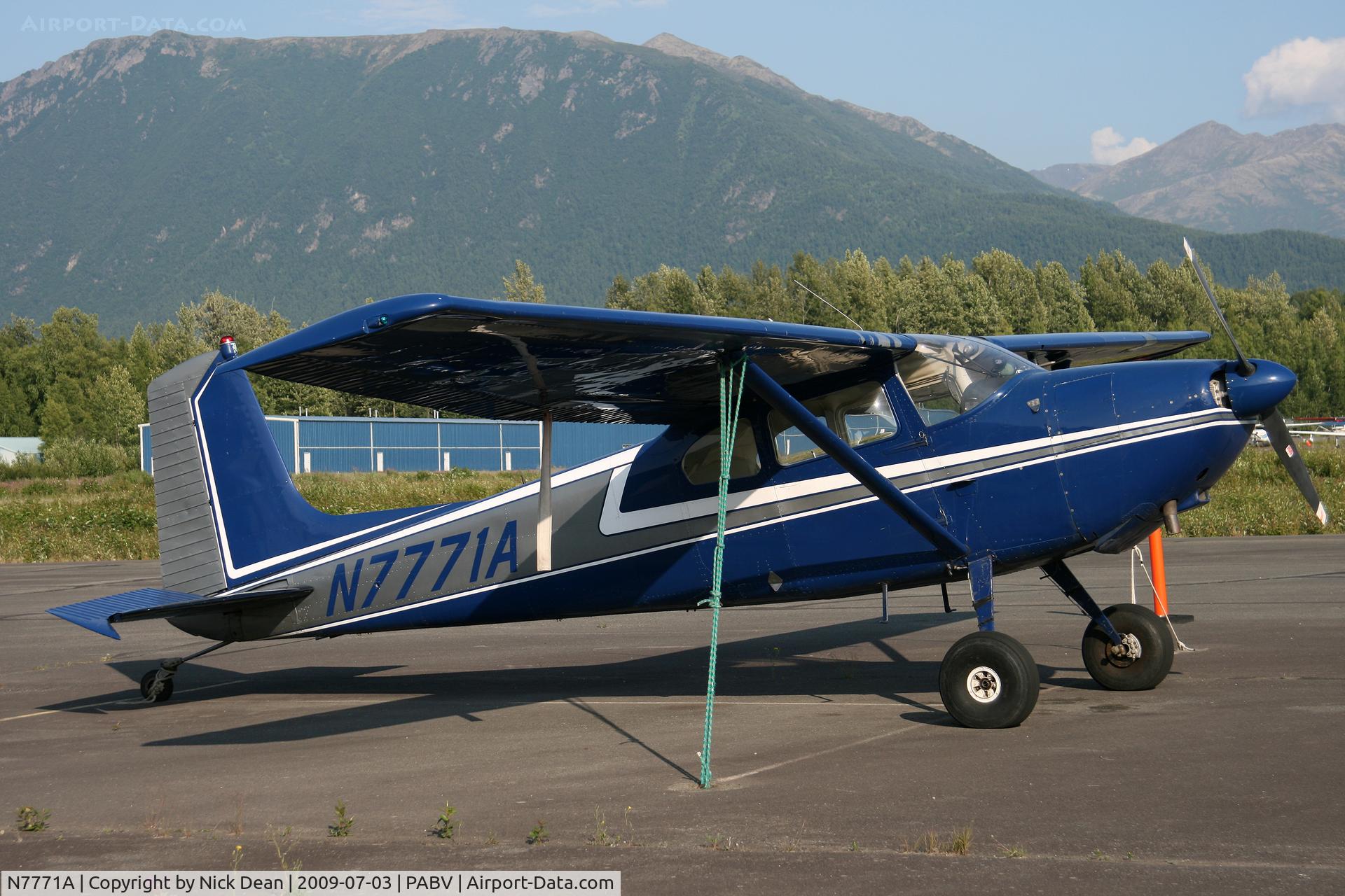 N7771A, 1956 Cessna 180A C/N 32668, PABV