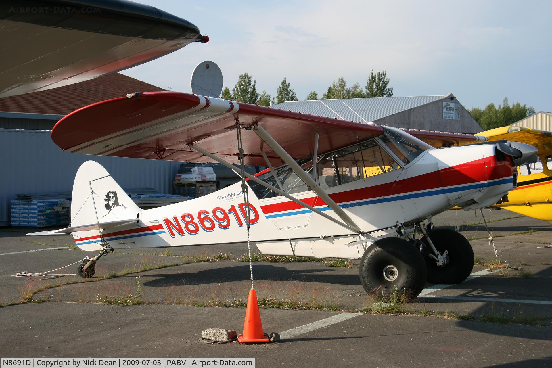N8691D, 1958 Piper PA-18 C/N 18-6297, PABV