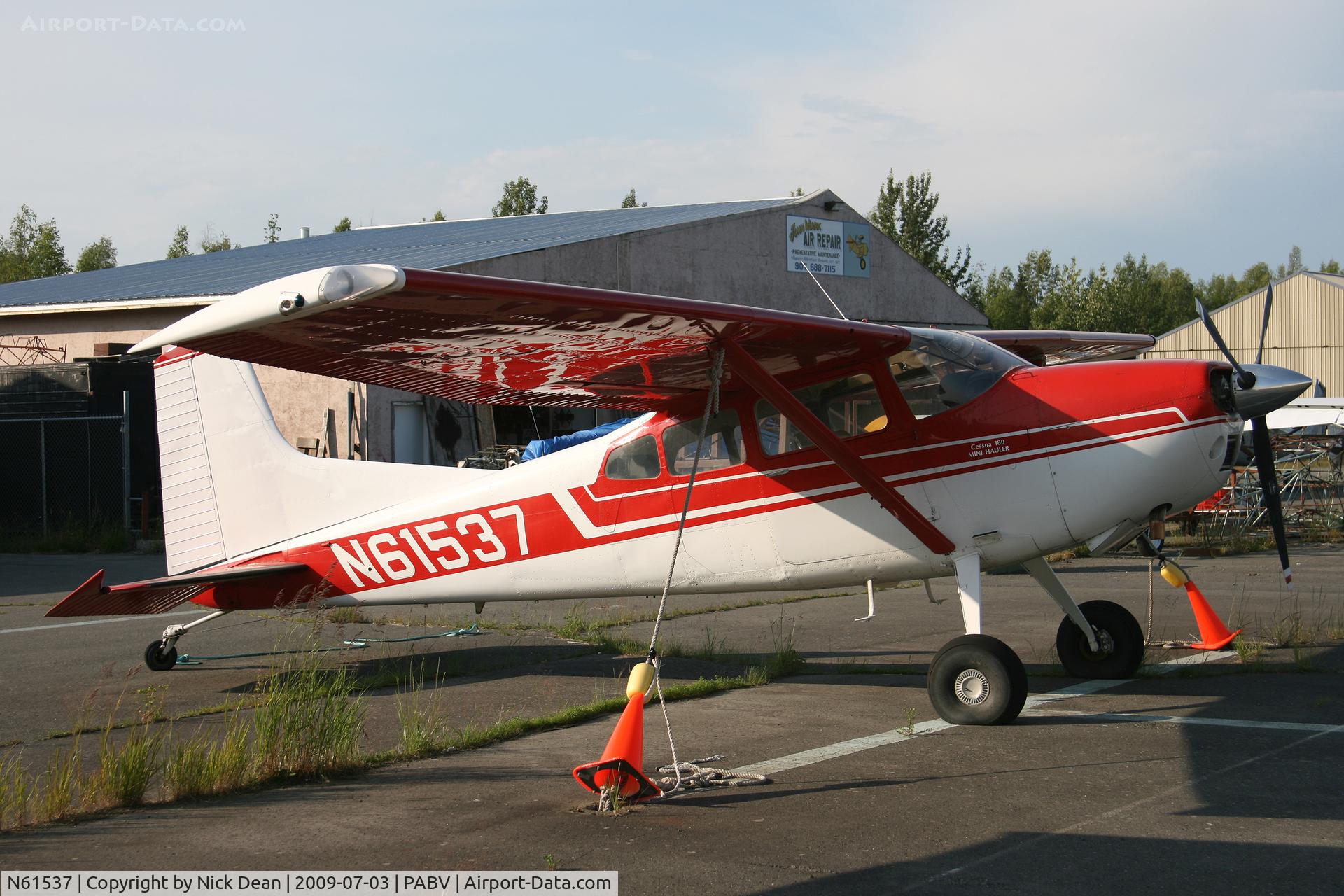 N61537, 1976 Cessna 180K Skywagon C/N 18052780, PABV