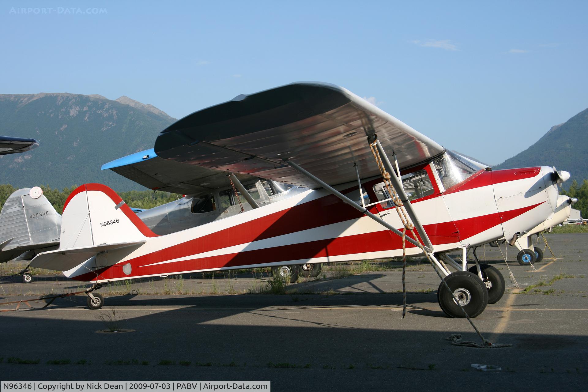 N96346, 1946 Taylorcraft BC12-D C/N 8646, PABV