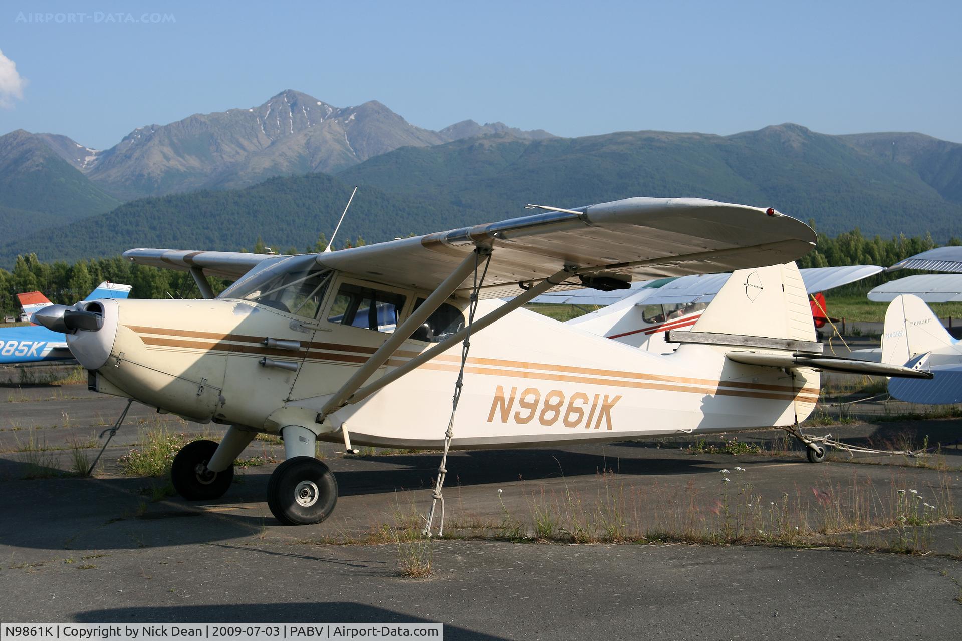 N9861K, 1947 Stinson 108-2 Voyager C/N 108-2861, PABV