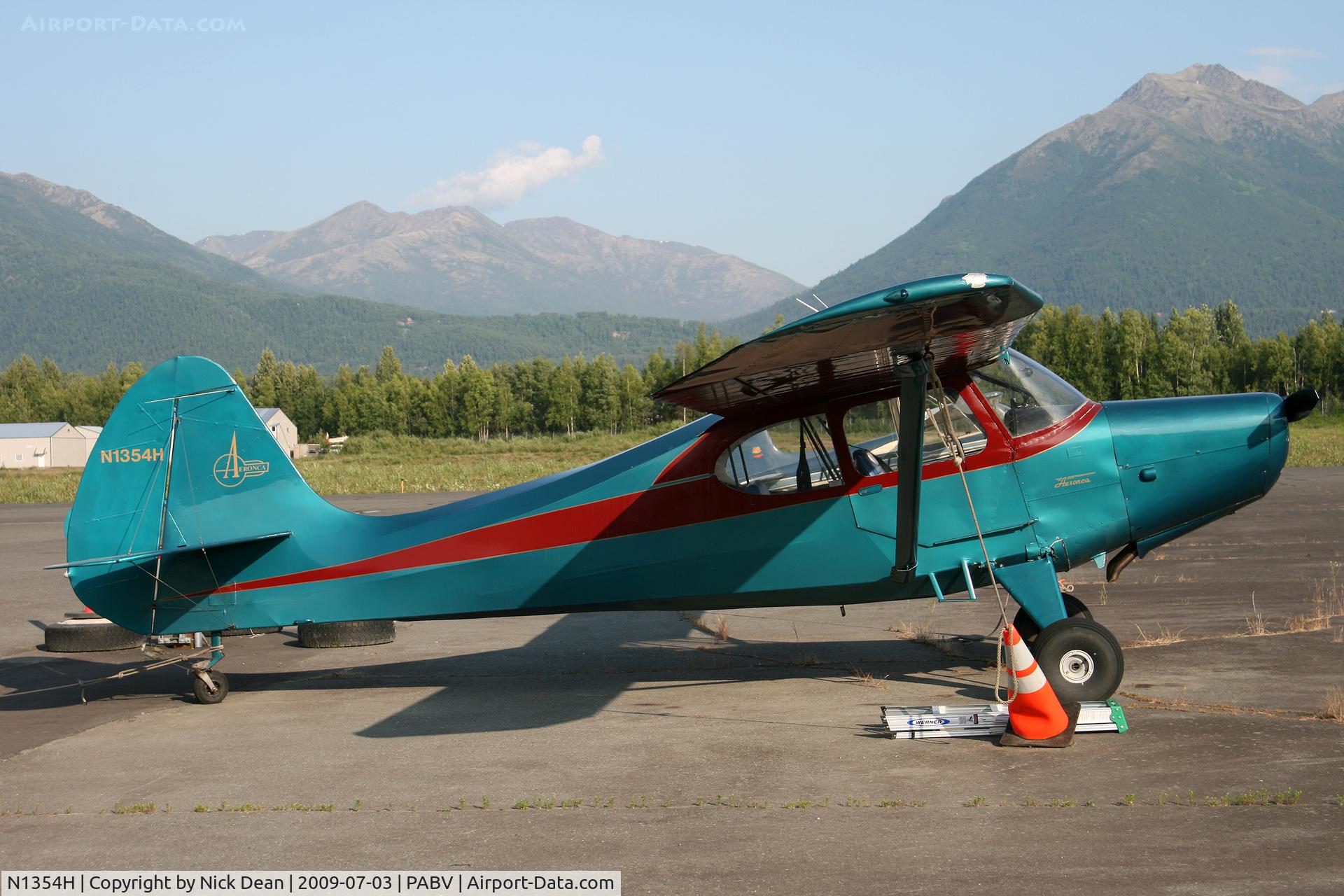 N1354H, 1949 Aeronca 15AC Sedan C/N 15AC-398, PABV