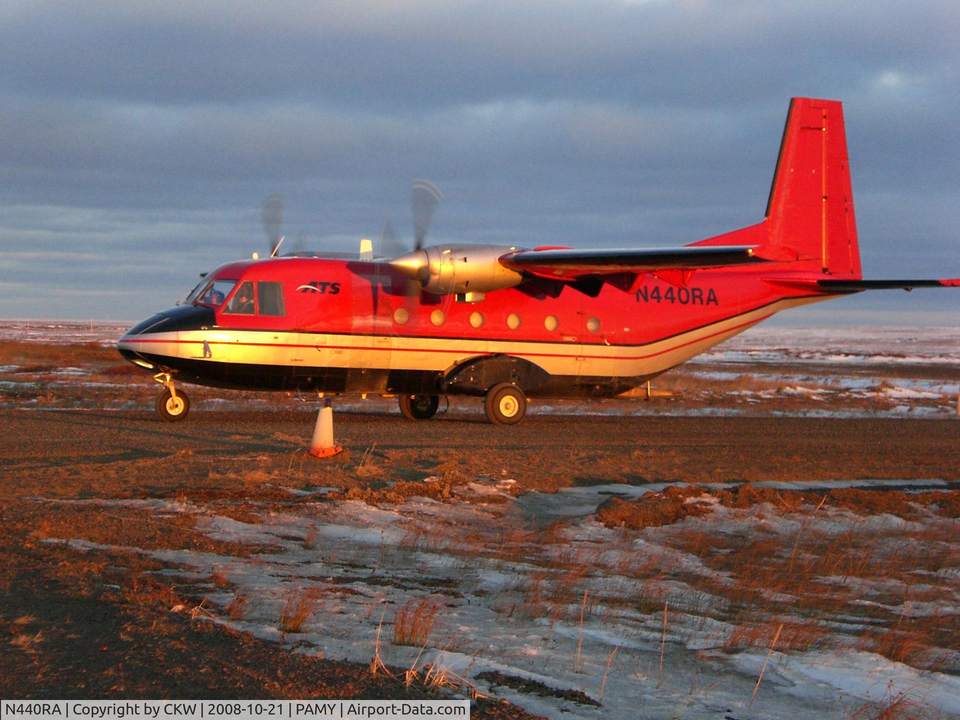 N440RA, CASA C-212-CC C/N 174, N440RA arrives PAMY