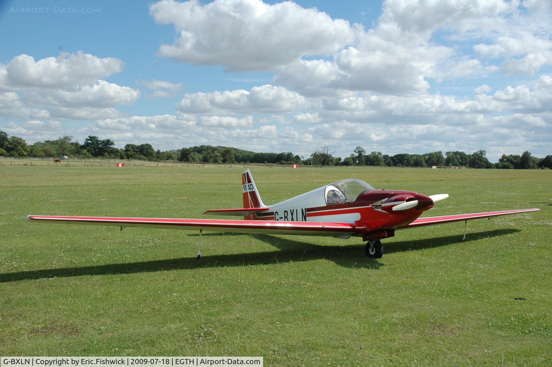 G-BXLN, 1967 Sportavia-Putzer Fournier RF-4D C/N 4022, 3. G-BXLN at Shuttleworth Evening Air Display July 09