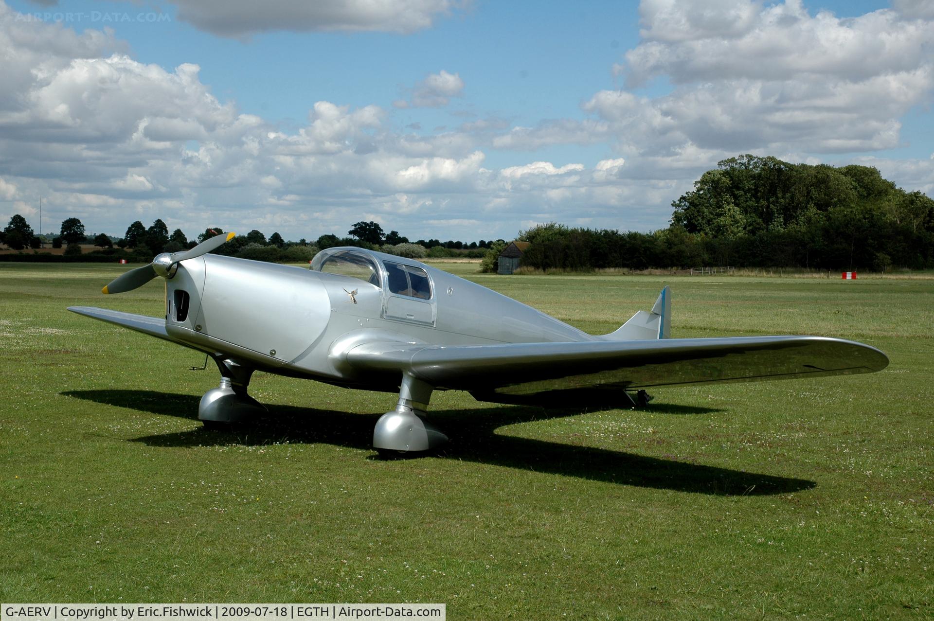 G-AERV, 1936 Miles M11A Whitney Straight C/N 307, 3. G-AERV at Shuttleworth Evening Air Display July 09
