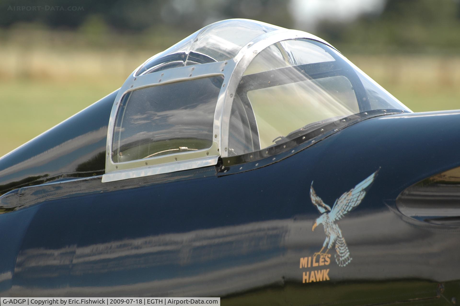 G-ADGP, 1935 Miles M.2L Hawk Speed Six C/N 160, 5. G-ADGP at Shuttleworth Evening Air Display July 09