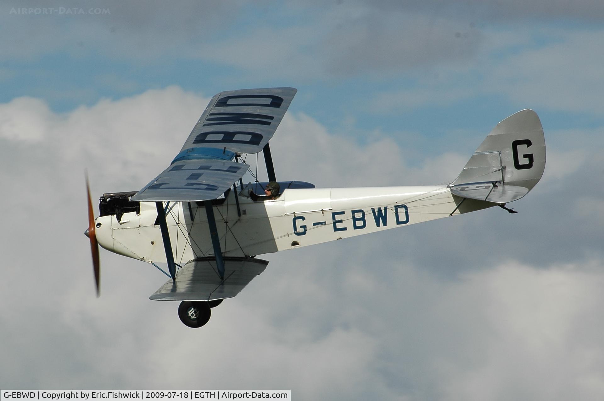 G-EBWD, 1928 De Havilland DH.60X Moth C/N 552, 41. G-EBWD at Shuttleworth Evening Air Display July 09