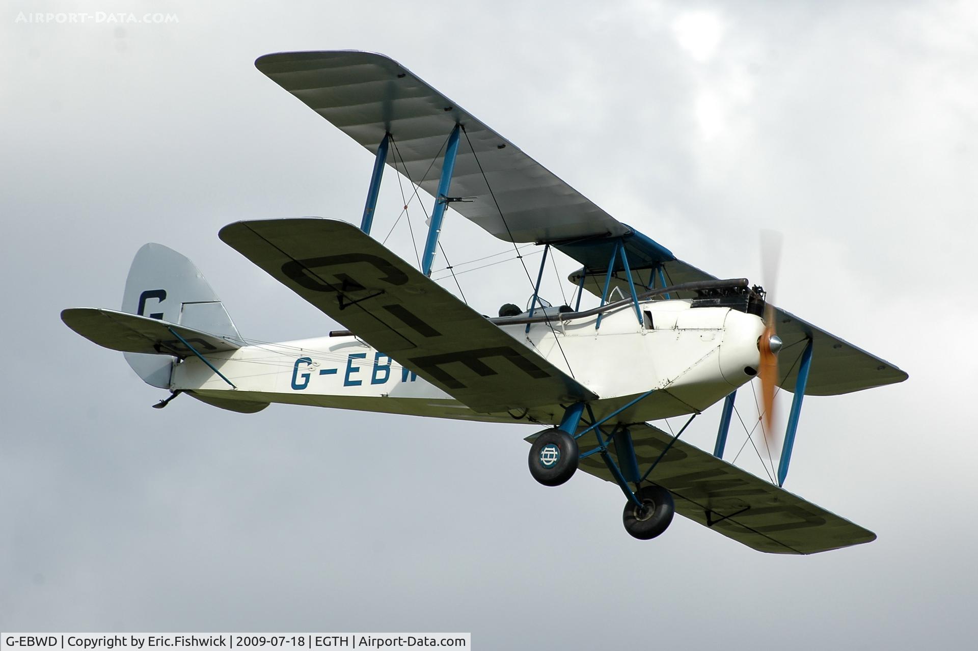 G-EBWD, 1928 De Havilland DH.60X Moth C/N 552, 43. G-EBWD at Shuttleworth Evening Air Display July 09