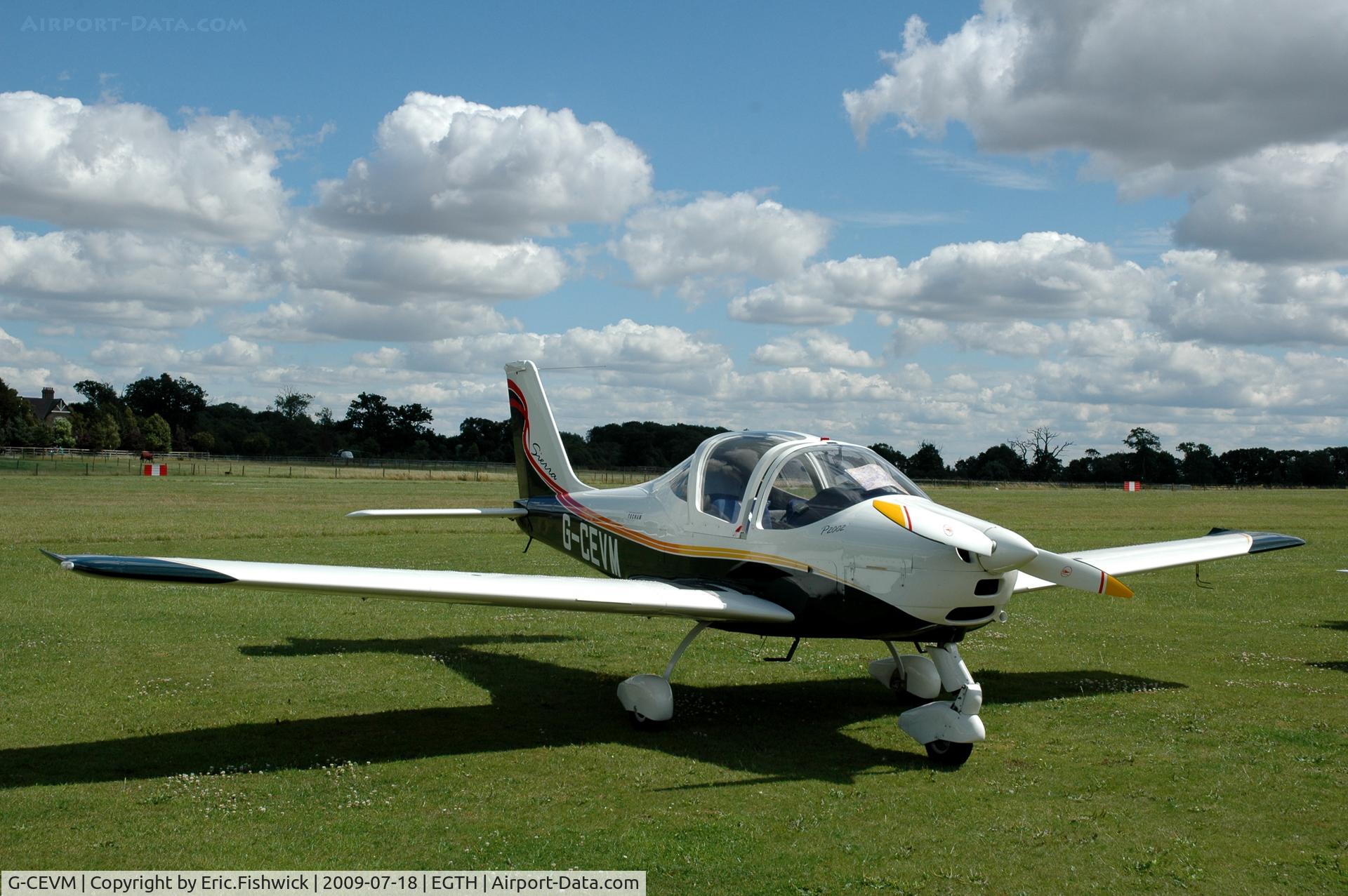 G-CEVM, 2008 Tecnam P-2002EA Sierra C/N PFA 333-14709, G-CEVM at Shuttleworth Evening Air Display July 09