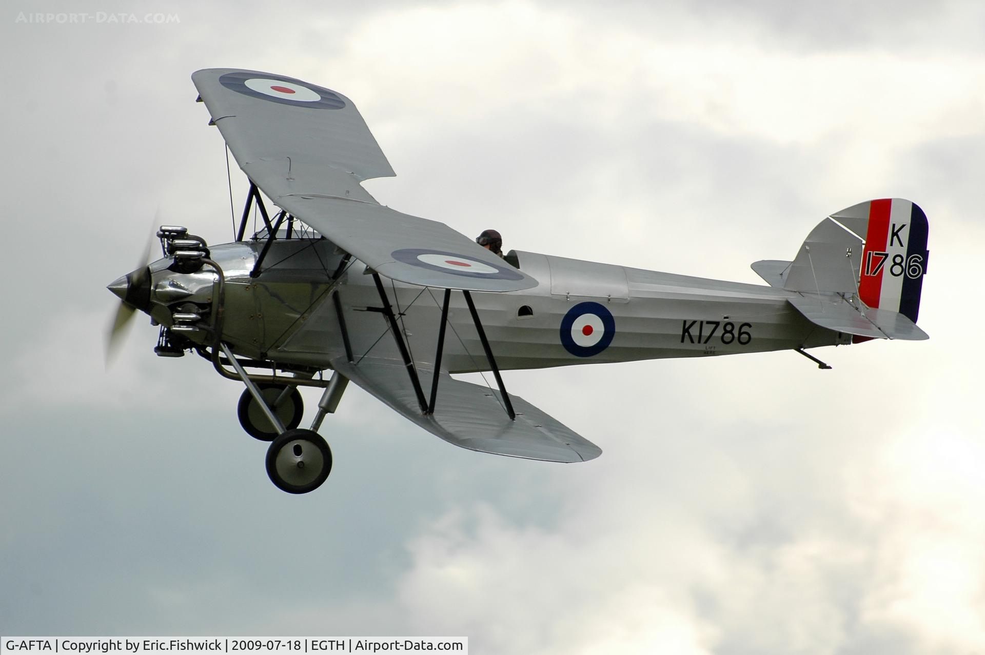 G-AFTA, 1931 Hawker Tomtit Mk1 C/N 30380, 41. G-AFTA at Shuttleworth Evening Air Display July 2009
