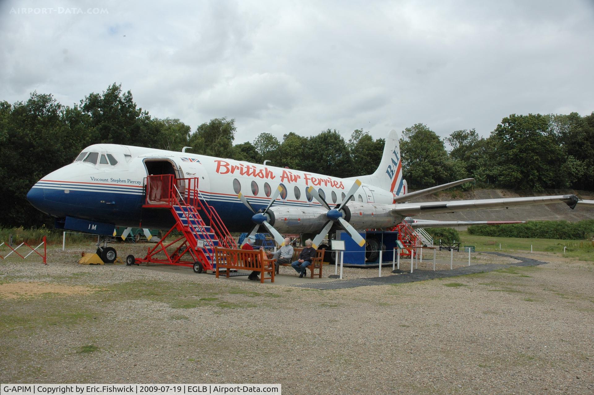 G-APIM, 1958 Vickers Viscount 806 C/N 412, G-APIM at Brooklands Museum