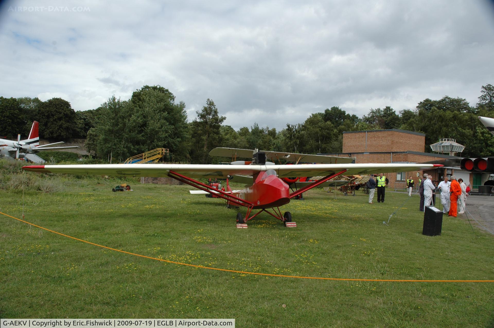 G-AEKV, 1937 Kronfeld DRONE C/N 30, G-AEKV at Brooklands Museum