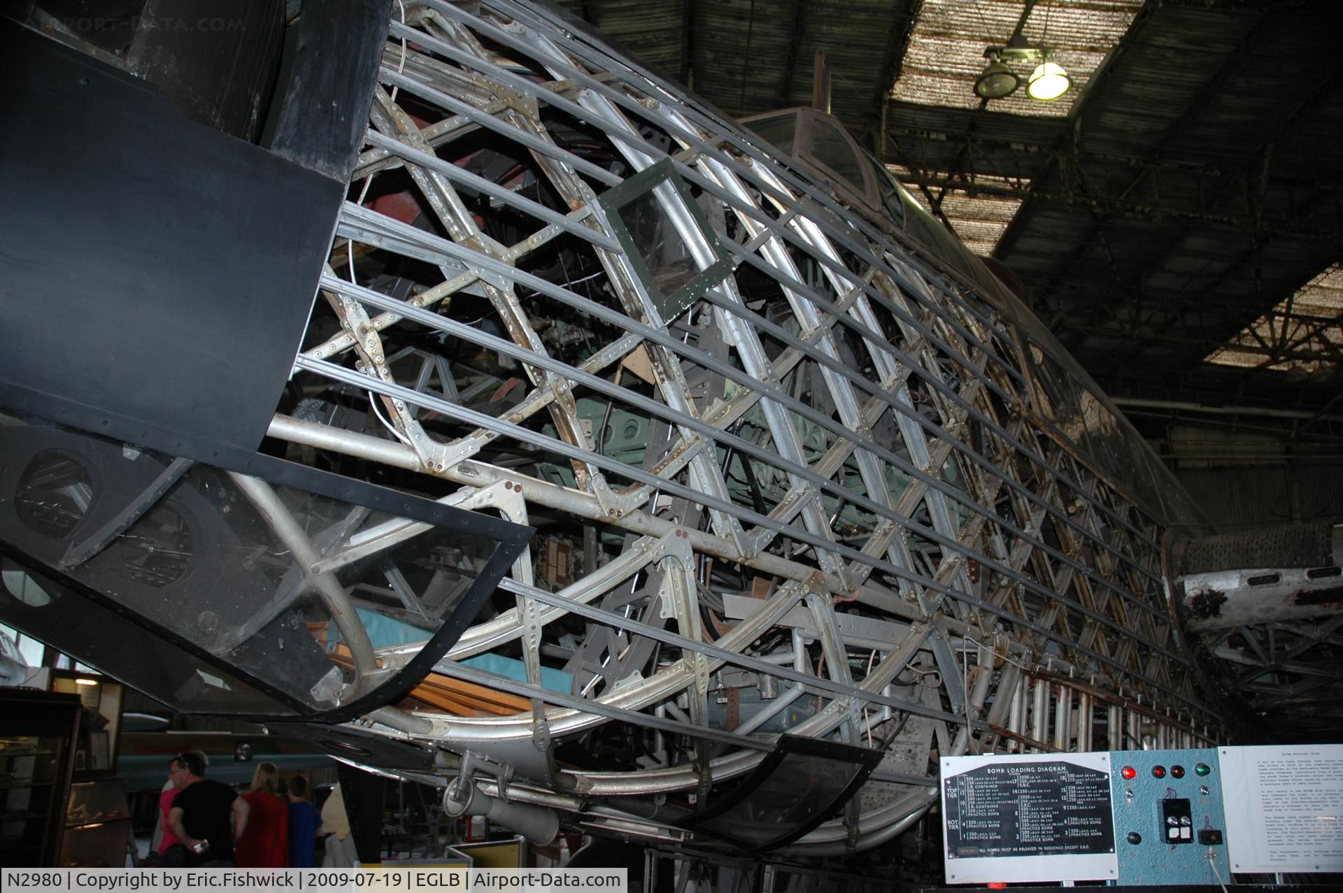 N2980, 1940 Vickers Wellington 1A C/N Not found N2980, Vickers 290 Wellington 1A at Brooklands Museum