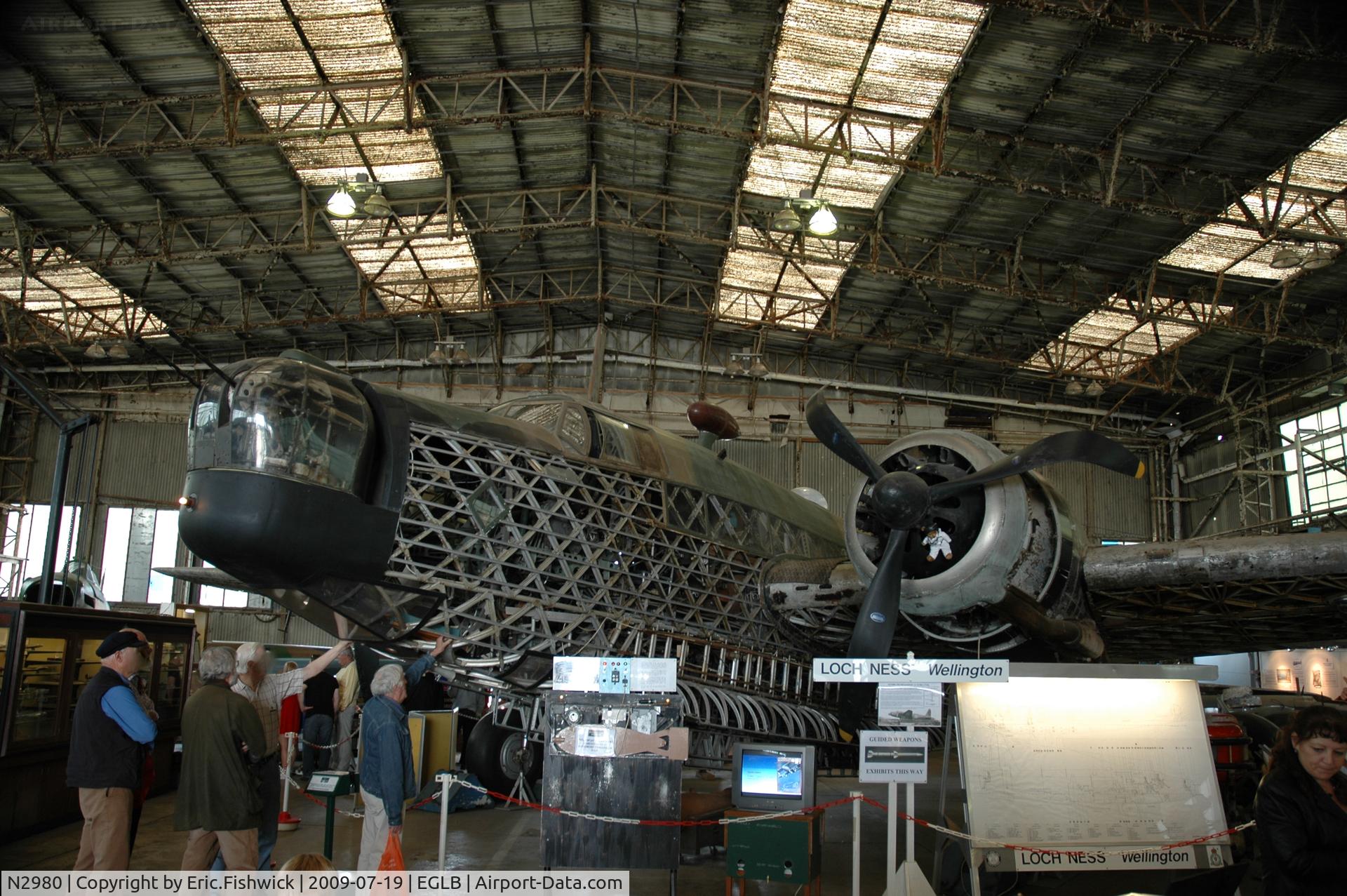N2980, 1940 Vickers Wellington 1A C/N Not found N2980, Vickers 290 Wellington 1A at Brooklands Museum. The Plane's nickname, 