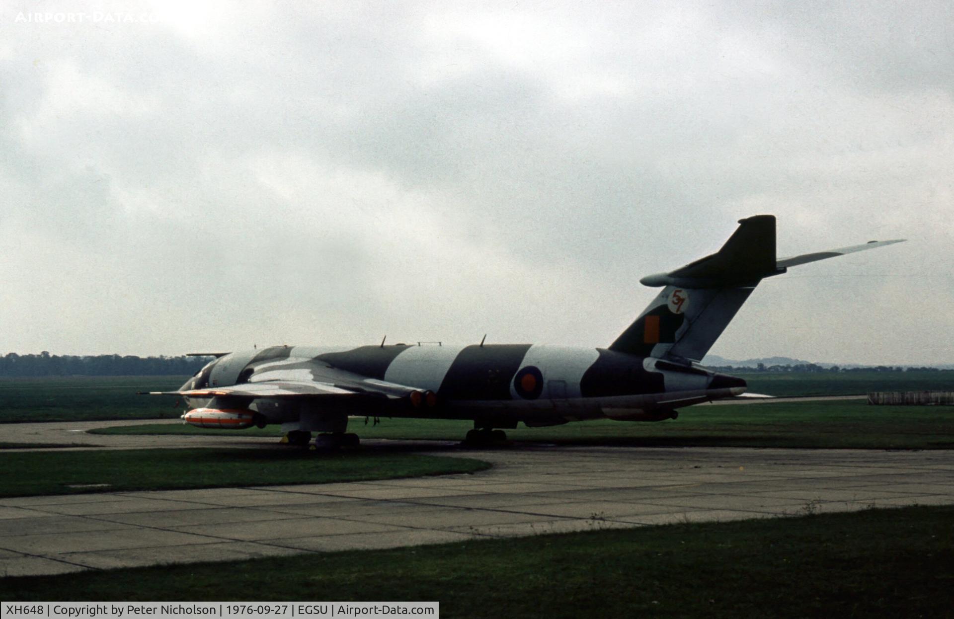 XH648, 1959 Handley Page Victor K.1A C/N HP80/48, Another view of the 57 Squadron Victor K.1A at the Imperial War Musuem, Duxford in the Summer of 1976.