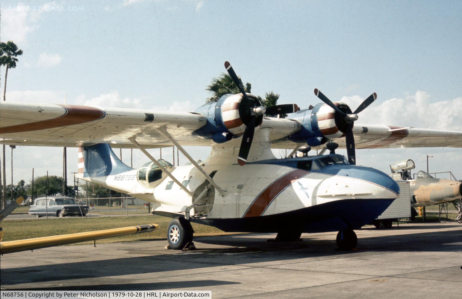 N68756, Consolidated Vultee 28-5ACF C/N 1954 (USN46590), This PBY variant was seen at the Confederate Air Force's Harlingen base in October 1979.