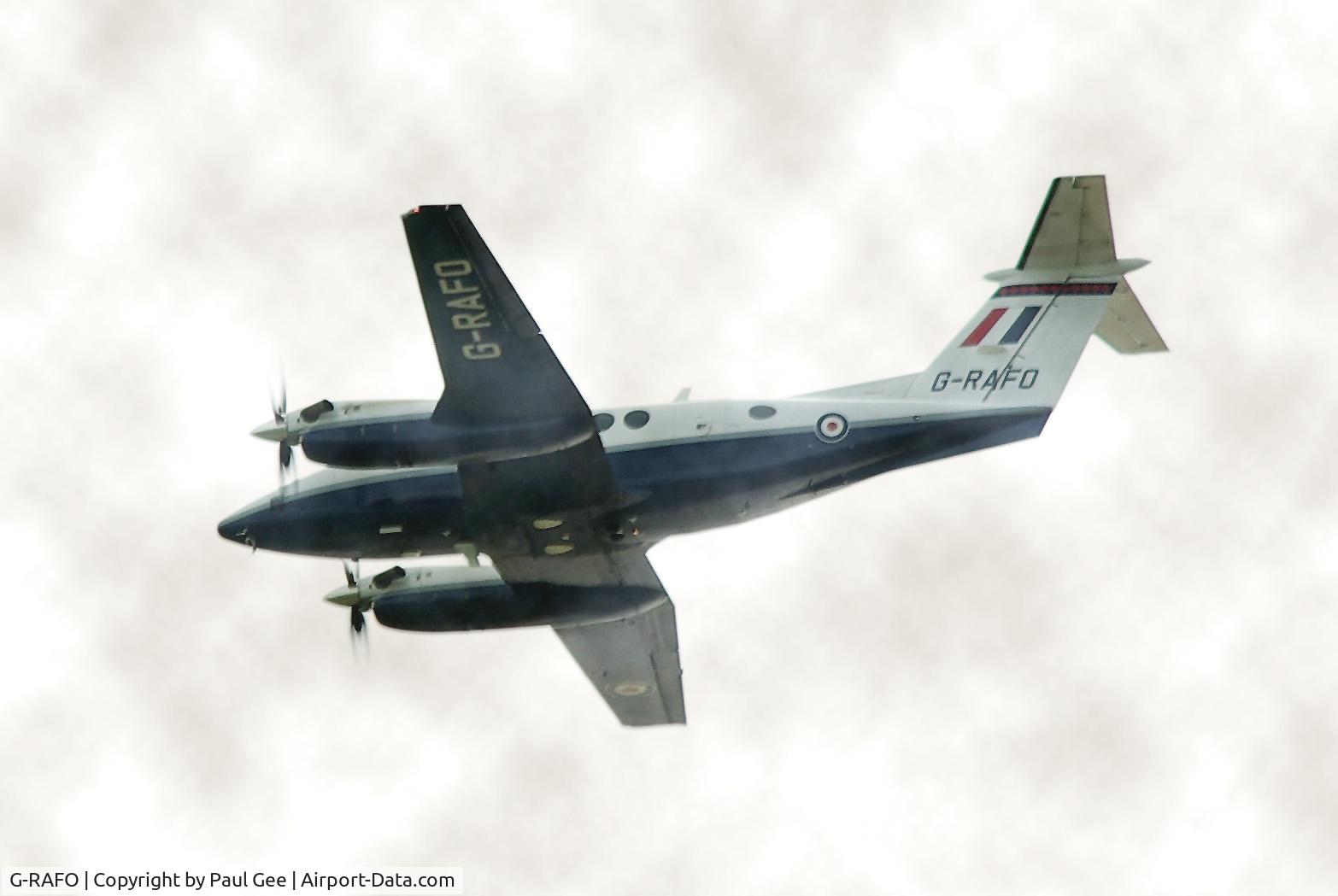 G-RAFO, 2003 Raytheon B200 King Air C/N BB-1836, taken over garthorpe in Nth Lincs
