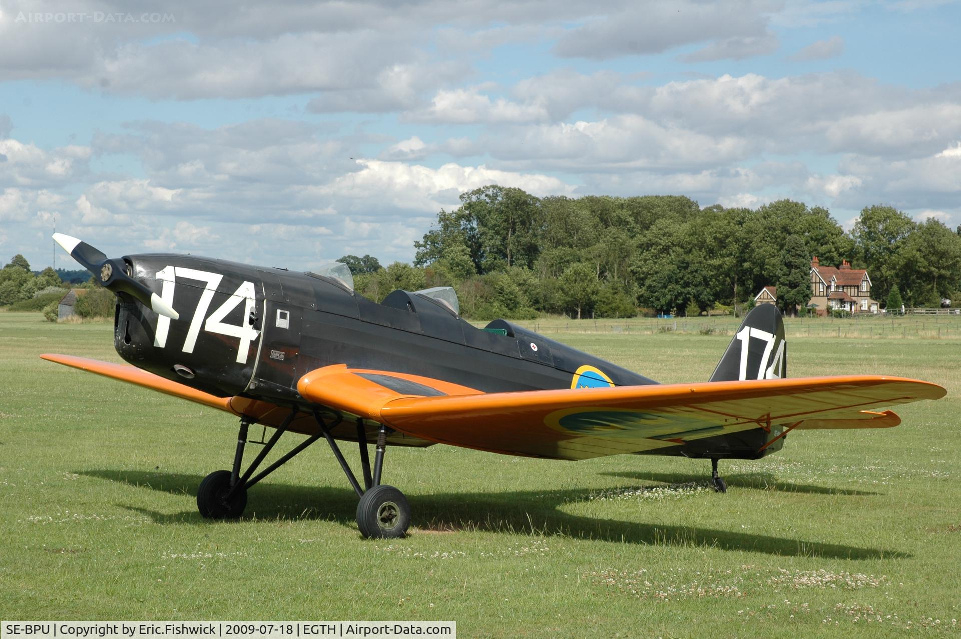 SE-BPU, 1941 Klemm Kl-35D C/N 2009-79, 3. SE-BPU Klem Kl-35D at Shuttleworth Evening Display July 09