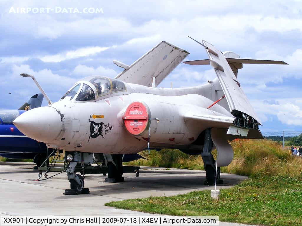 XX901, 1977 Hawker Siddeley Buccaneer S.2B C/N B3-06-75, Buccaneer S2B. XX901 had an illustrious service record with the Royal Air Force. In 1983, it took part in the only deployment by Buccaneers to the Falklands and later saw action over Beirut.
