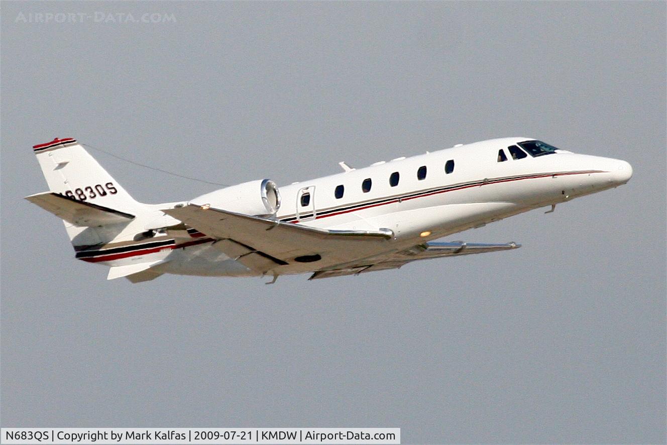 N683QS, 2006 Cessna 560XL Citation XLS C/N 560-5643, Cessna 560XL N683QS off 4R KMDW to KLAS, KMRY, and KSNA.