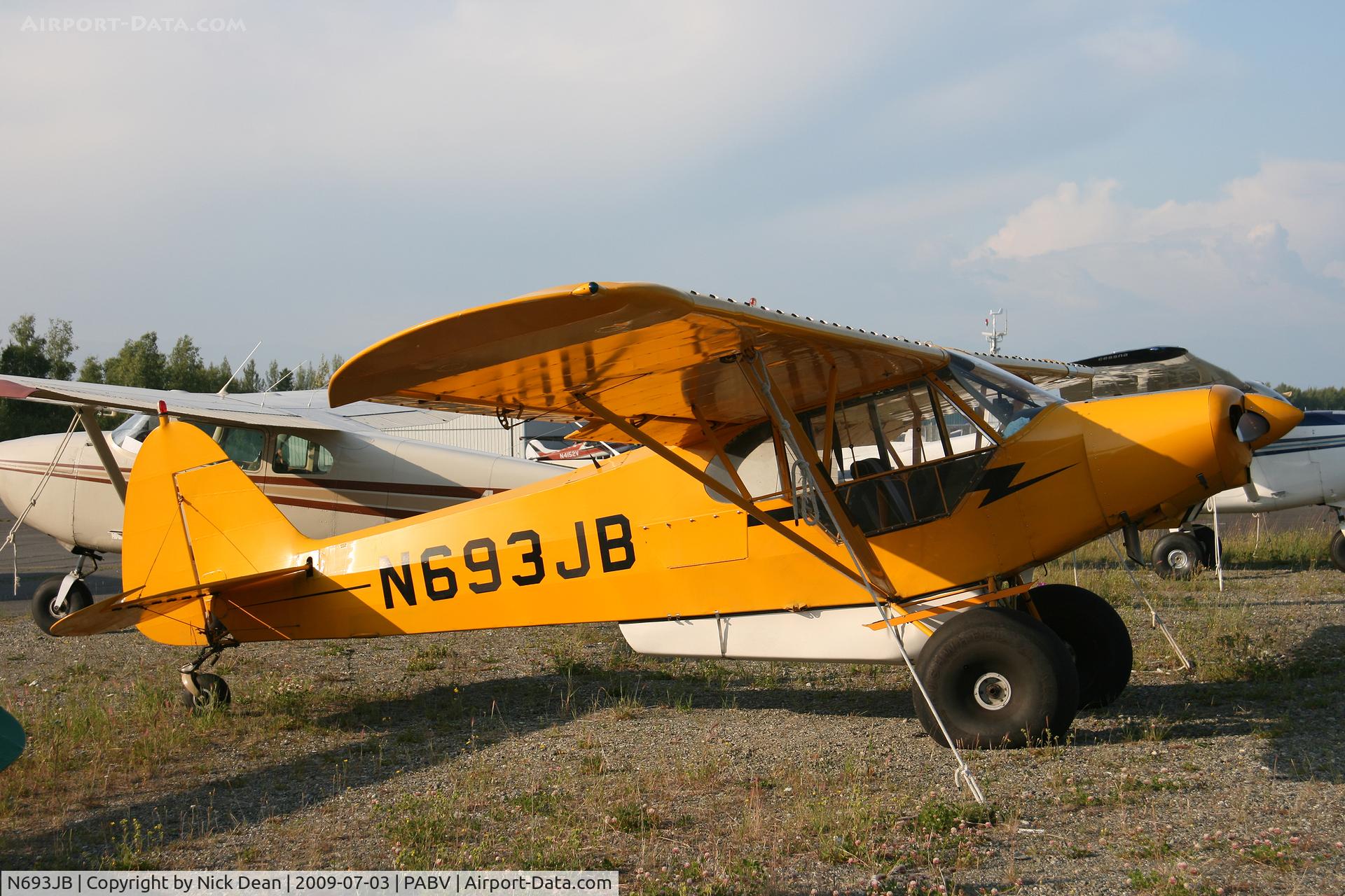 N693JB, 1952 Piper PA-18 C/N 18-1255, PABV