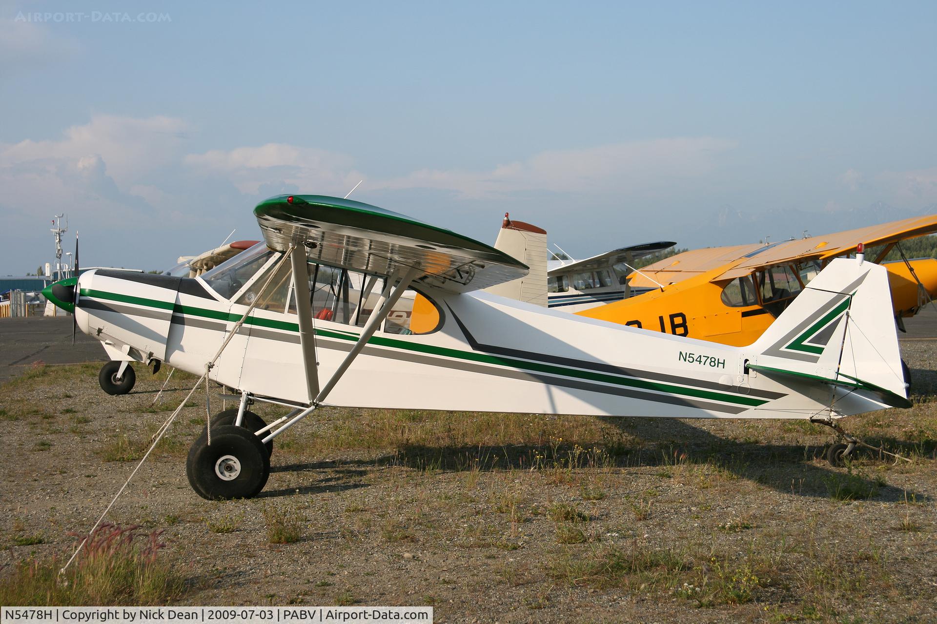 N5478H, 1950 Piper PA-18 C/N 18-70, PABV