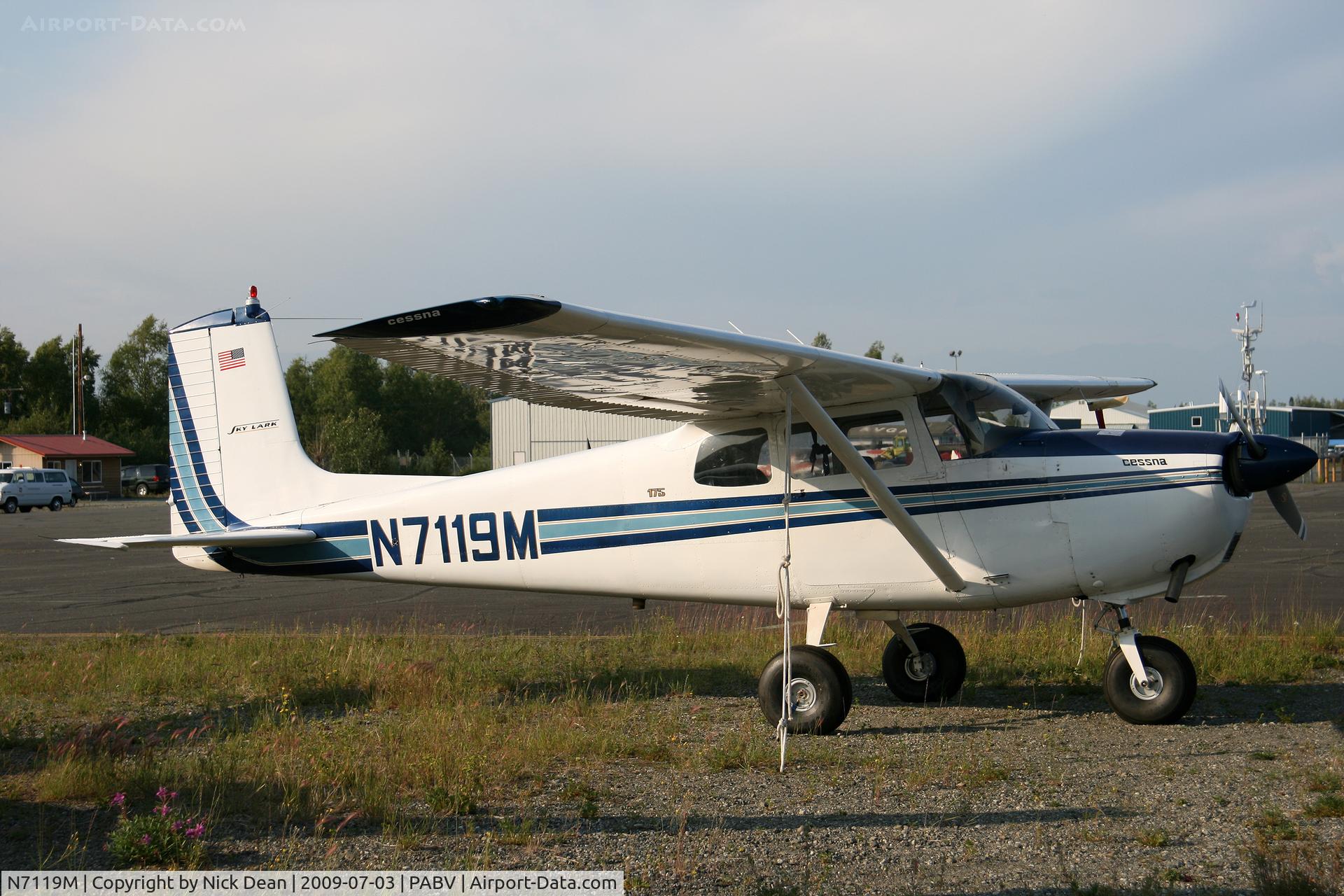 N7119M, 1958 Cessna 175 Skylark C/N 55419, PABV