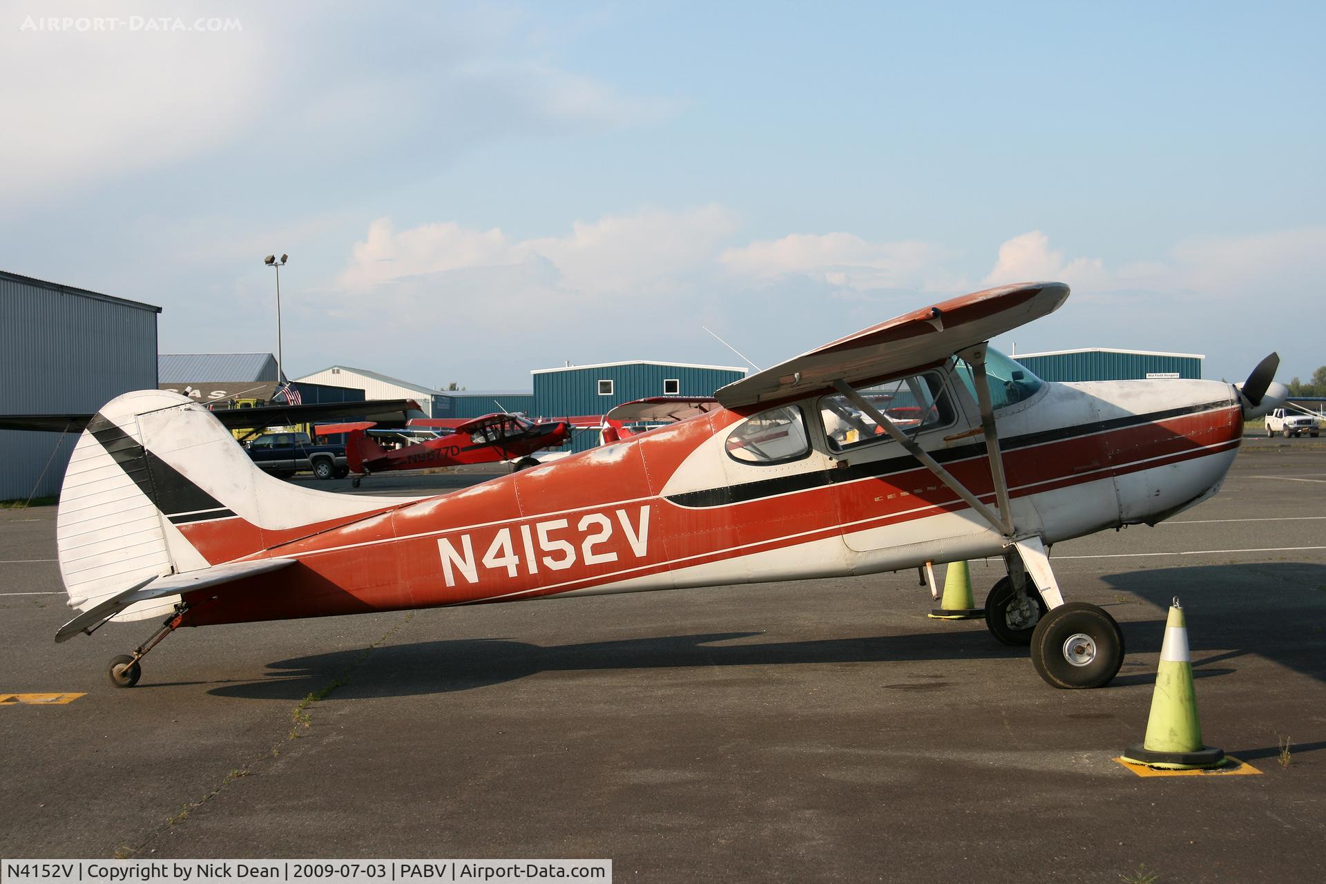 N4152V, 1948 Cessna 170 C/N 18484, PABV