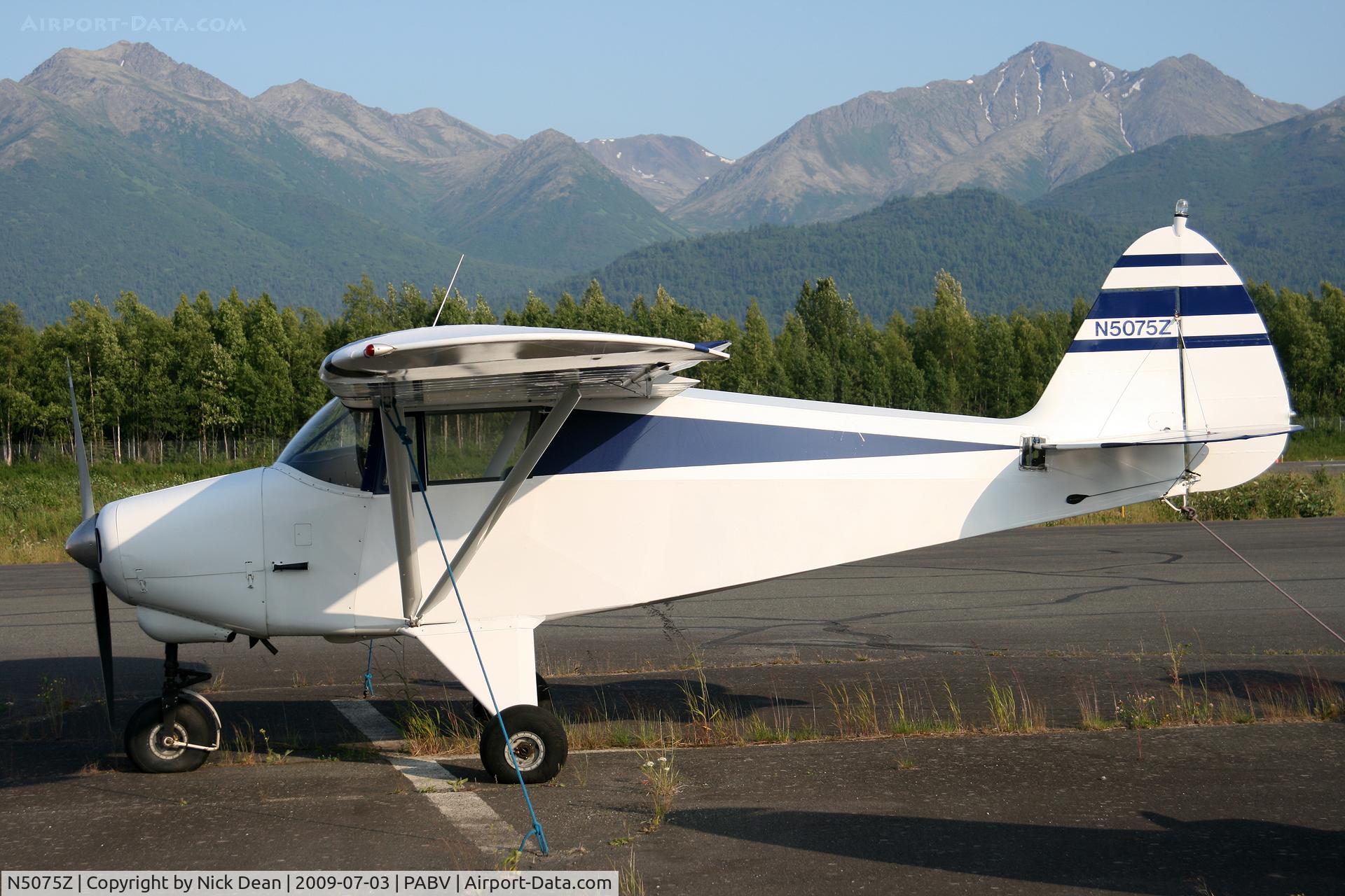 N5075Z, 1961 Piper PA-22-108 Colt C/N 22-8706, PABV