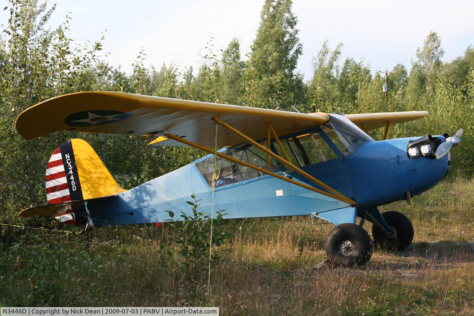 N3446D, 1941 Champion-worley AERONCA TL C/N L-10071T, PABV
