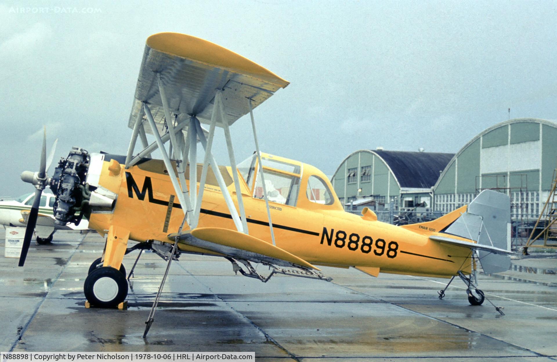 N88898, 1978 Emair MA-1B Diablo C/N 040, Another view of the Emair 1200 seen at Harlingen in October 1978.