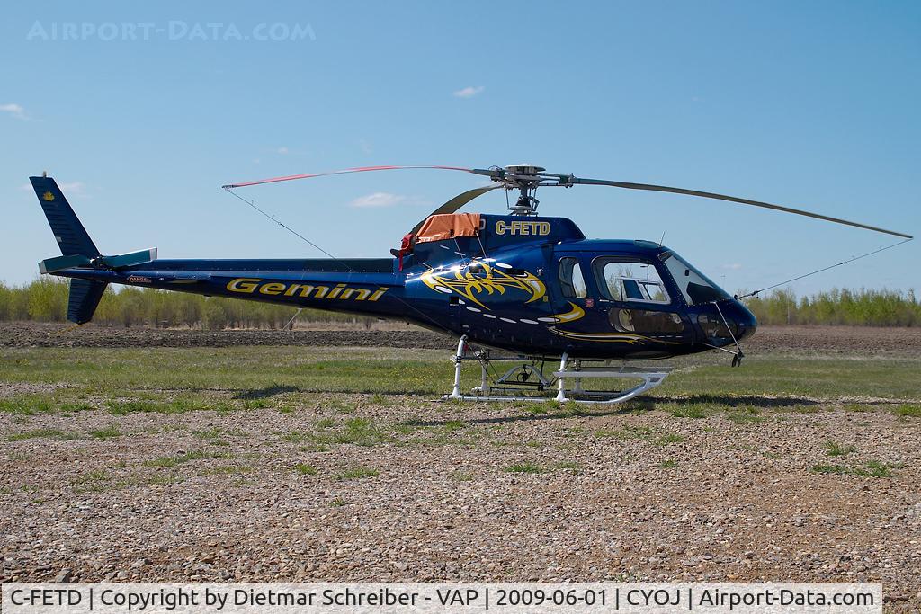 C-FETD, 1979 Aerospatiale AS-350BA Ecureuil C/N 1025, Gemini Helicopters AS350