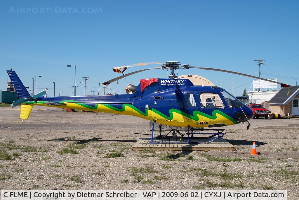 C-FLME, 1989 Aérospatiale AS-350B-2 Ecureuil C/N 2206, Whitney Helicopters AS350
