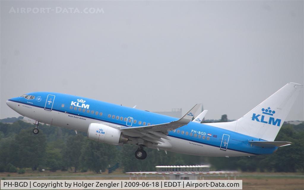 PH-BGD, 2008 Boeing 737-7K2 C/N 30366, KLM - Royal Dutch Airlines Boeing 737-7K2